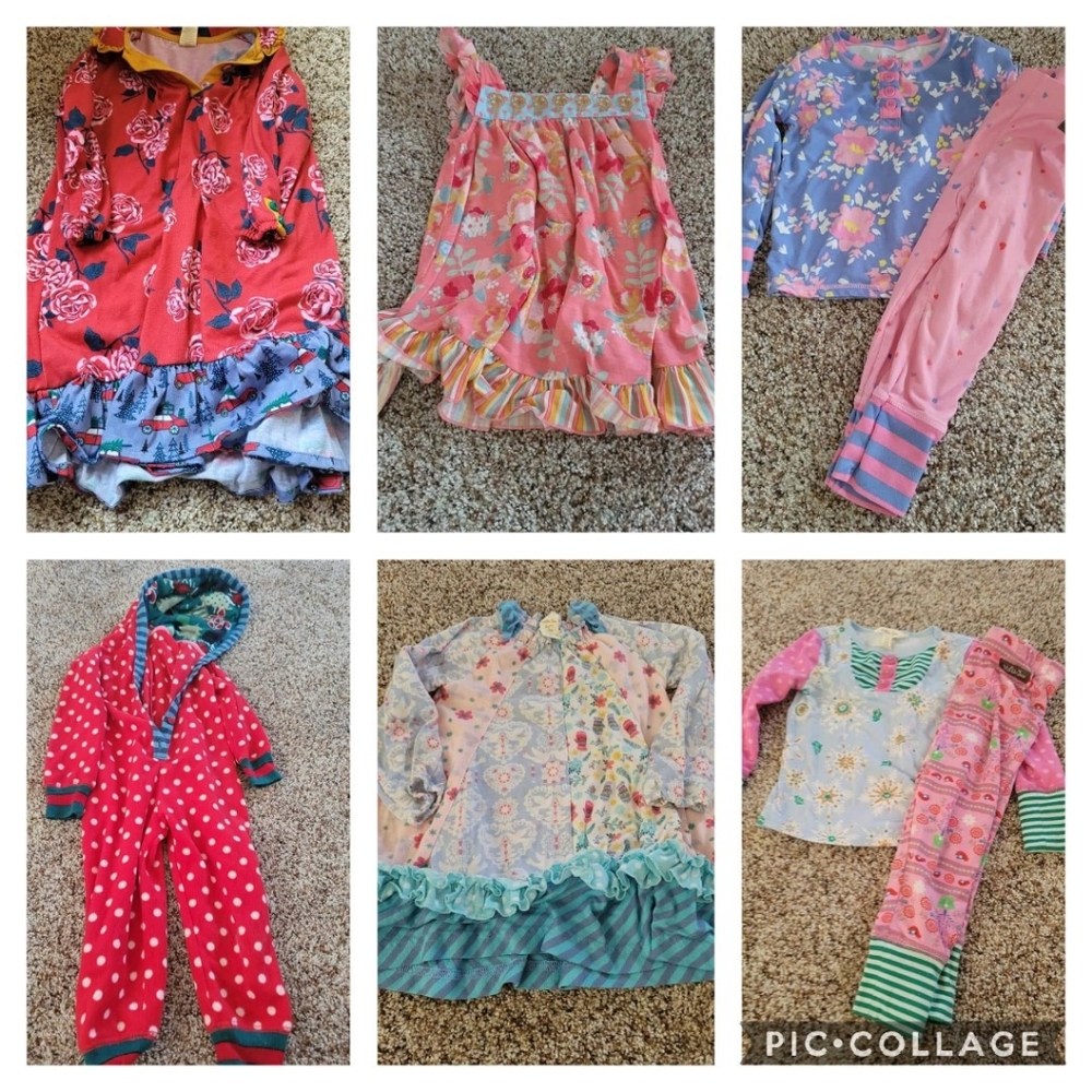 Matilda Jane size 2 pajamas 5 sets